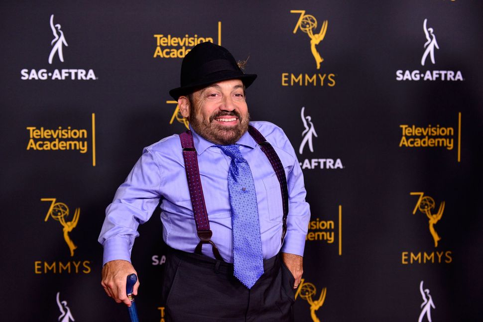 Danny Woodburn attends a Television Academy and SAG-AFTRA event in North Hollywood on Sept. 11, 2018.