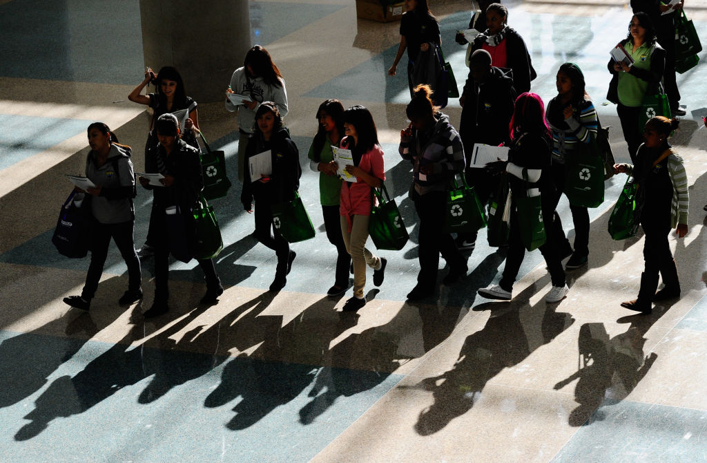 Students Attend College And Career Convention In Los Angeles