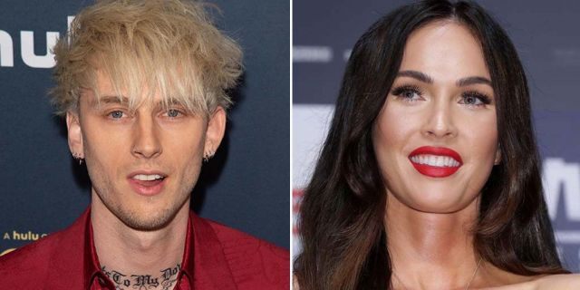 Machine Gun Kelly and Megan Fox. 