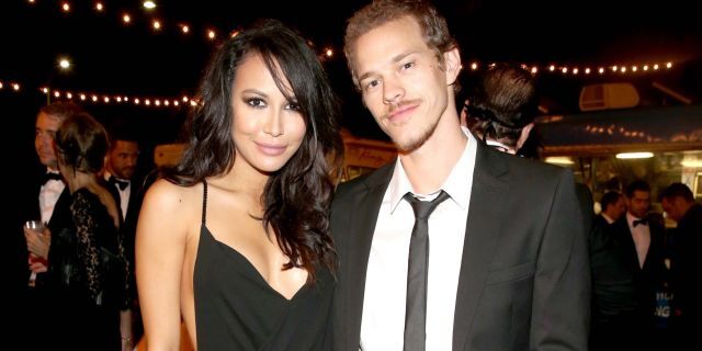 Actors Naya Rivera (L) and Ryan Dorsey at The UNICEF Dia de los Muertos Black &amp; White Masquerade Ball at Hollywood Forever Cemetery benefiting UNICEF's education programs for Syrian children on October 30, 2014 in Los Angeles, Calif.