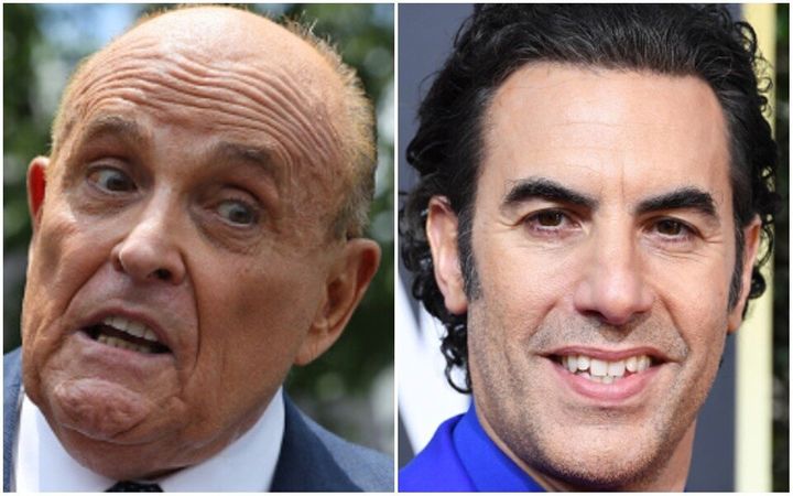 Rudy Giuliani realized later he had been pranked by Sacha Baron Cohen in a pretend interview that quickly went off the rails.