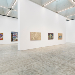 Installation view of William N. Copley: