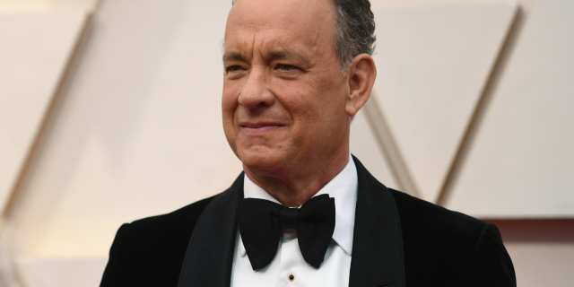 Tom Hanks discussed his new film 'Greyhound' and its parallels to the COVID-19 pandemic.