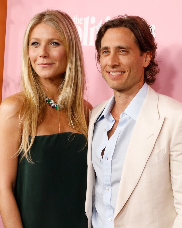 Paltrow and her second husband, Brad Falchuk, attend the premiere of Netflix's "The Politician" at DGA Theater on Sep. 26, 20