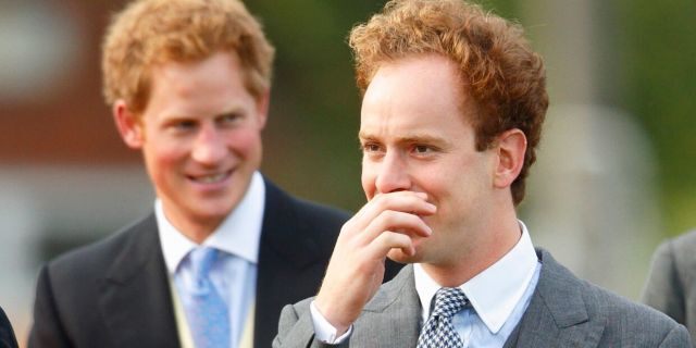 Prince Harry (left) has been friends with Tom Inskip (right) since their days at Eton College.