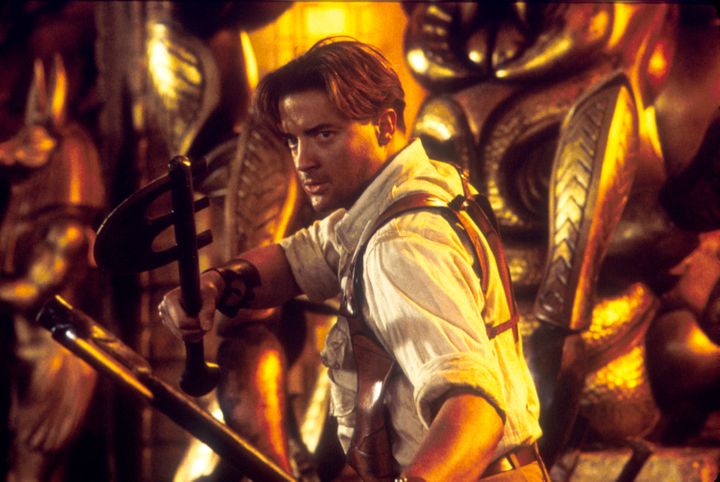 Fraser as Rick O'Connell in "The Mummy Returns" in 2001.