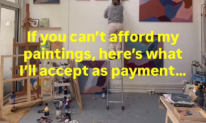 Art bartering: artists start viral social media trend to fight cost of living crisis