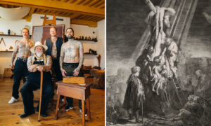 Pop-up tattoo studio opens at Amsterdam's Rembrandt House Museum